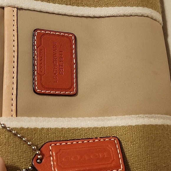 Vintage coach mini tote - Picture 2 of 8